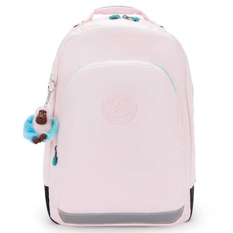 Sac à dos de cours fille kipling – grand 15' avec compartiment ordinateur Rose/blanc/vert 2 - vertbaudet enfant 