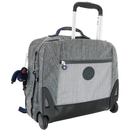 Sac à roulettes effet denim Gris 1 - vertbaudet enfant 