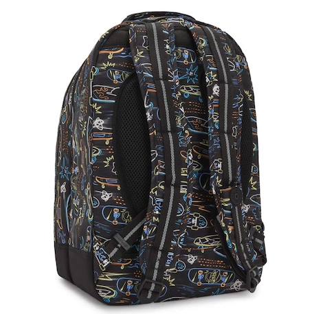Sac à dos scolaire kipling class room polyester motif Noir / bleu 4 - vertbaudet enfant 
