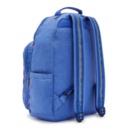 Sac à dos ordinateur 15 pouces 27 l seoul kipling – sparkl night bl Bleu / noir / gris 4 - vertbaudet enfant 