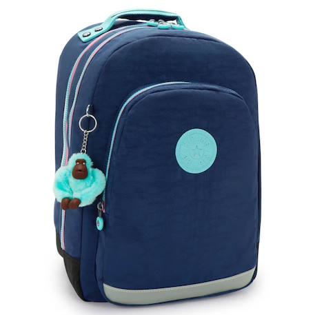 Fille-Sac à dos scolaire kipling class room polyester motif resort navy