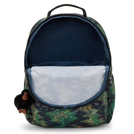 Sac à dos ordinateur kipling seoul lap camo treasure 27l 15 pouces Bleu / gris / anthracite / gris 4 - vertbaudet enfant 