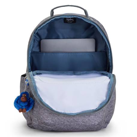 Sac à dos ordinateur 27 l kipling seoul almost jersey c Gris / bleu / marine / blanc 3 - vertbaudet enfant 