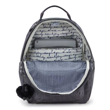 Sac à dos kipling seoul s active denim 35 cm - avec poche protectrice pour tablette Noir / gris 3 - vertbaudet enfant 