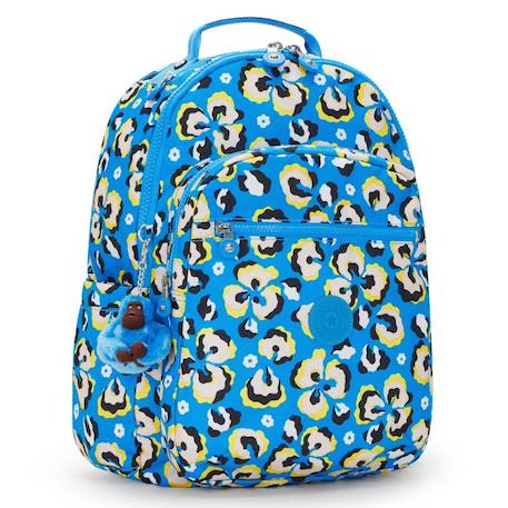 Sac à dos ordinateur seoul leopard floral 15 pouces Bleu / multicolore / gris 1 - vertbaudet enfant 