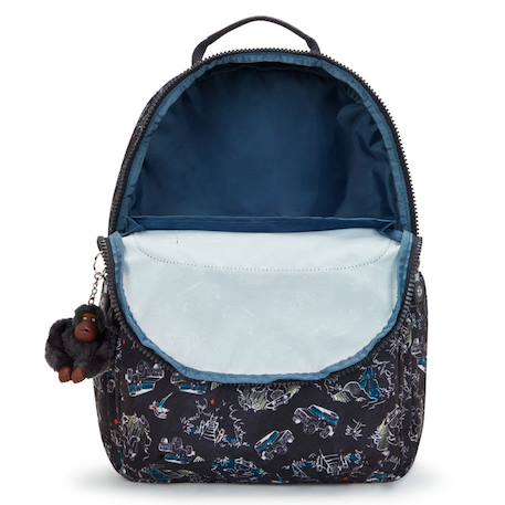 Sac à dos ordinateur 44 cm jungle fun race 27 l Noir / bleu / marine / noir 4 - vertbaudet enfant 