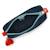 Trousse nylon lisse avec porte-clé singe Bleu marine/turquoise 3 - vertbaudet enfant 