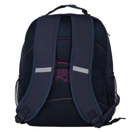 Sac à dos camps fille 42 cm – high school – 2 compartiments zippés Marine/multicolore 3 - vertbaudet enfant 