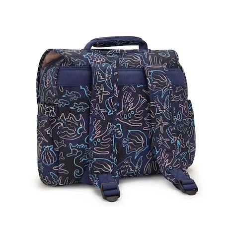 Cartable kipling codie s disco fish 30x25x12 cm Bleu 4 - vertbaudet enfant 