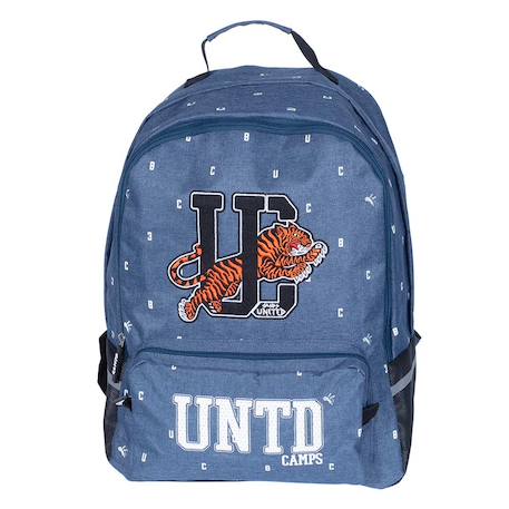 Sac à dos scolaire garçon 2 compartiments camps 42 cm Bleu 1 - vertbaudet enfant 
