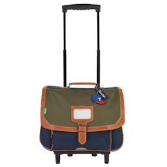 Cartable à roulettes 38 cm axel bicolore  - vertbaudet enfant