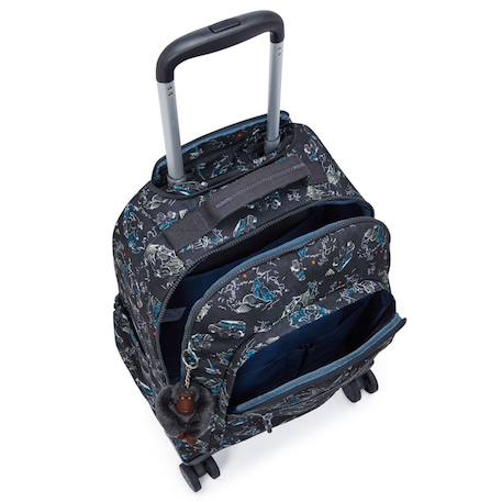 Sac à dos à roulettes kipling new zea 50 cm - haut de gamme (jungle fun race) Jungle fun race 3 - vertbaudet enfant 