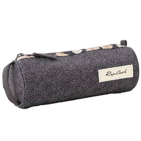 Trousse ronde rip curl en tissu texturé Noir / blanc / gris 1 - vertbaudet enfant 