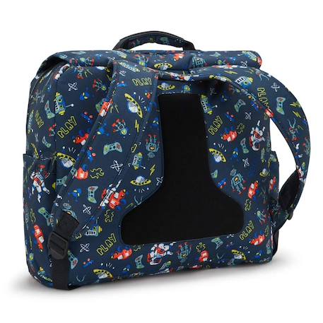 Sac à dos primaire fille imprimé licorne polyester Bleu / multicolore 4 - vertbaudet enfant 