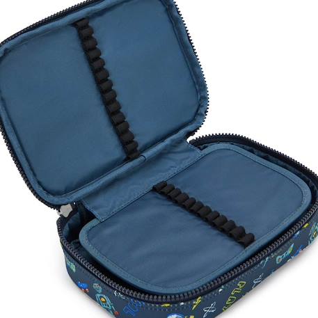 Trousse garçon grande rectangulaire polyester imprimé space game Bleu / multicolore 4 - vertbaudet enfant 