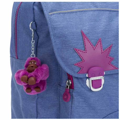 Cartable kipling iniko dew 40 cm – double zip et poche zip Bleu / bleu / ciel / bleu 4 - vertbaudet enfant 