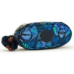 Jouet-Matériel scolaire-Trousse kipling duobox 20 cm design singe et feuilles – 14 porte-stylos