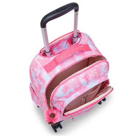 Sac à dos à roulettes kipling new zea 50 cm - haut de gamme (garden clouds) Garden clouds 3 - vertbaudet enfant 