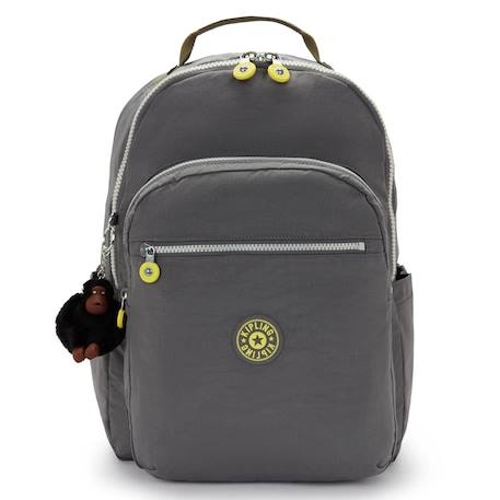 Sac à dos ordinateur 15 kipling seoul college extra Gris 2 - vertbaudet enfant 