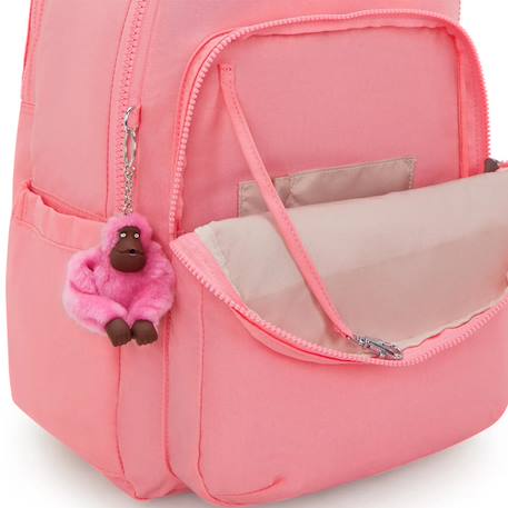 Sac à dos fille kipling seoul college extra 44 cm - poche pour ordinateur Corail 3 - vertbaudet enfant 