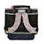 Cartable trolley polyester recyclé imprimé fleuri antonia 38 cm Bleu marine 4 - vertbaudet enfant 