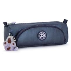 Jouet-Matériel scolaire-Trousse kipling cute 22 cm à 2 compartiments zippés look métallisé