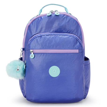 Sac à dos seoul kipling 27 l pour ordinateur 15 pouces – cosmic metallic Bleu / magenta / gris 2 - vertbaudet enfant 
