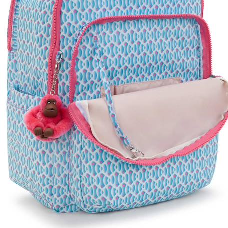 Sac à dos kipling seoul college dreamy geo grand format – 32 l Bleu ciel 3 - vertbaudet enfant 