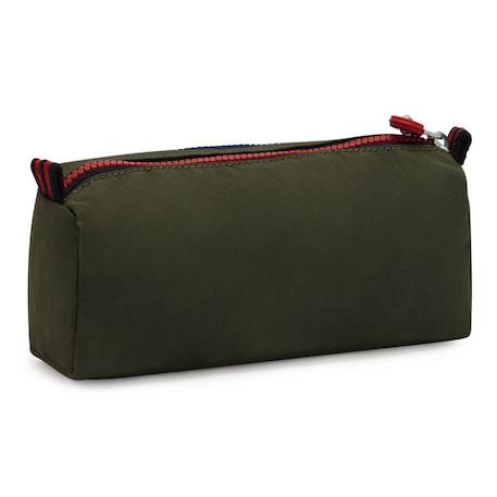 Trousse kipling cute à 2 compartiments zippés 22 cm - seaweed block Vert 4 - vertbaudet enfant 