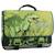 Cartable garçon polyester imprimé dinosaure t-rex Vert/blanc/orange 1 - vertbaudet enfant 
