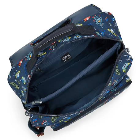 Sac à dos primaire fille imprimé licorne polyester Bleu / multicolore 3 - vertbaudet enfant 