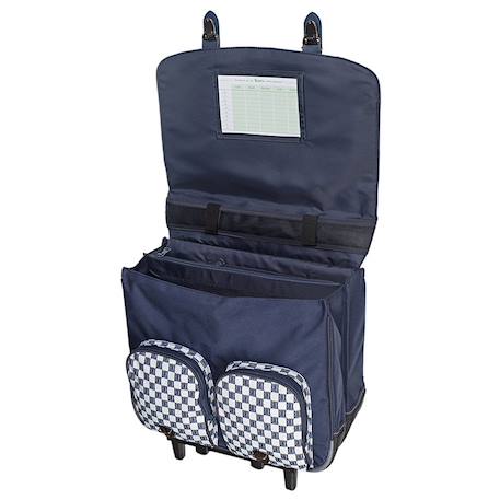 Cartable à roulettes 41 cm - collection scolaire 2025 (matheo) Multicolore 2 - vertbaudet enfant 