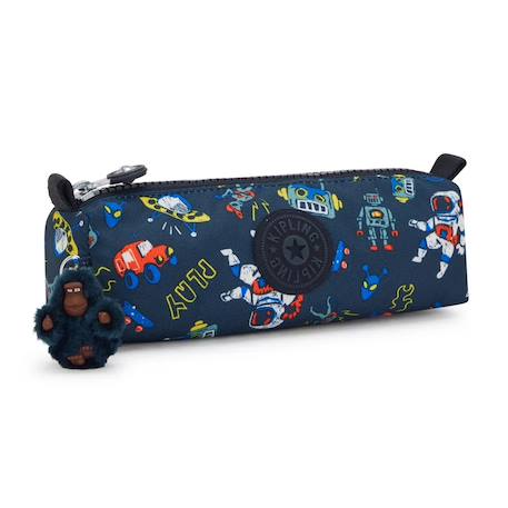 Trousse scolaire garçon kipling freedom space game - qualité premium Bleu / multicolore 1 - vertbaudet enfant 