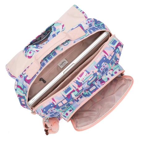 Sac à dos école kipling iniko 40 cm 18 l détails réfléchissants Multicolore 4 - vertbaudet enfant 