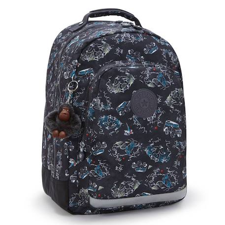 Garçon-Sac à dos scolaire garçon kipling class room polyester motif jungle fun race