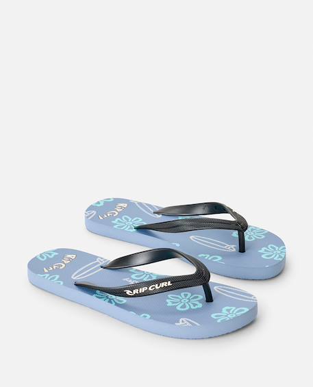 Tongs sandales sessions bloom garçon Faded denim+Olive 1 - vertbaudet enfant 