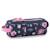 Trousse fille double compartiment rip curl imprimé floral 21 cm Bleu / rose 1 - vertbaudet enfant 