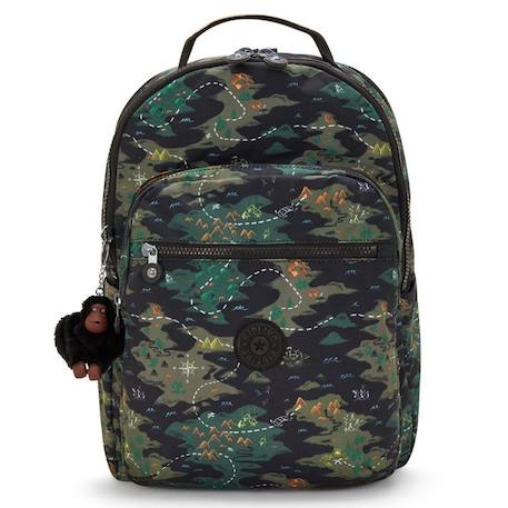 Sac à dos ordinateur kipling seoul lap camo treasure 27l 15 pouces Bleu / gris / anthracite / gris 2 - vertbaudet enfant 