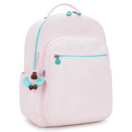 Sac à dos ordinateur 15 pouces kipling seoul college extra – a4 Rose 1 - vertbaudet enfant 