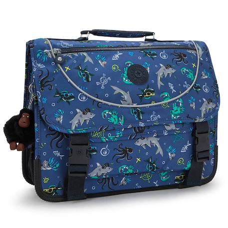 Fille-Cartable kipling preppy 41 cm undersea party 15 l avec housse pluie