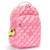 Sac à dos scolaire fille kipling seoul lap adorable hearts – gorille en peluche 27 l Rose/blanc/vert 1 - vertbaudet enfant 