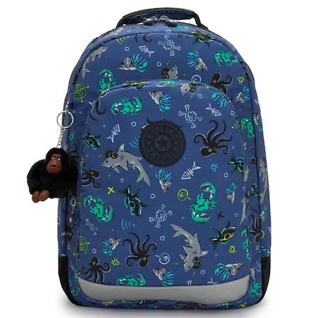 Sac à dos kipling class room 43 cm (undersea party) Multicolore 2 - vertbaudet enfant 
