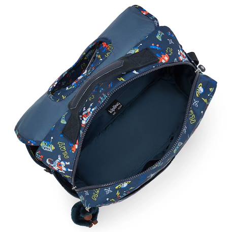 Cartable enfant garçon kipling codie m space game 38 cm - qualité premium Bleu / multicolore 3 - vertbaudet enfant 