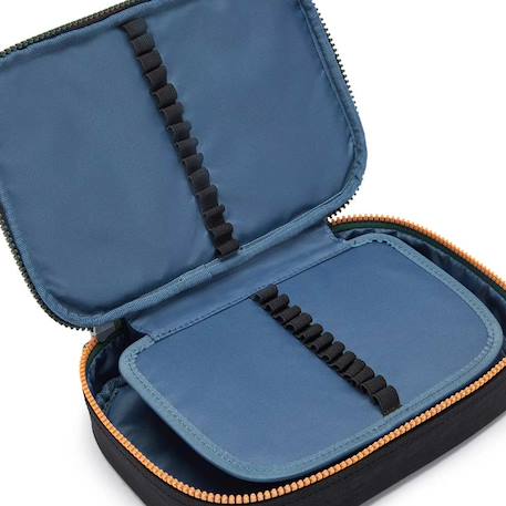 Trousse rectangulaire kipling 100 pens tree house 21 cm - grande capacité Vert foncé 4 - vertbaudet enfant 
