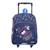 Sac à dos à roulettes maternelle - compact - chacha Bleu marine 1 - vertbaudet enfant 