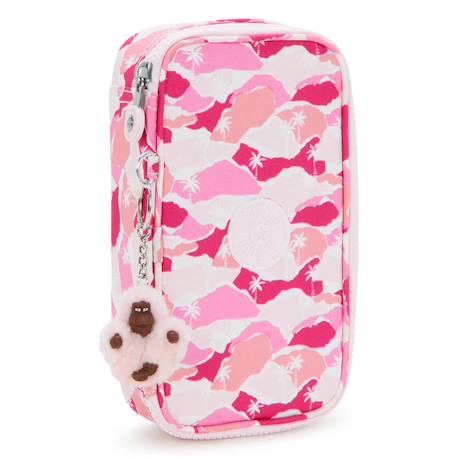 Trousse fille kipling tissu synthétique imprimé palm Rose 1 - vertbaudet enfant 