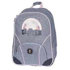 Sac à dos camps girl 42 cm - 2 cpt (glitter)  - vertbaudet enfant