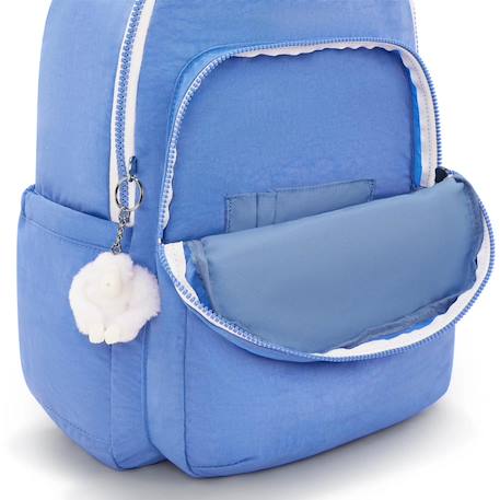 Sac à dos kipling seoul cocktail 44 cm - compartiment pour ordinateur Bleu / blanc 4 - vertbaudet enfant 