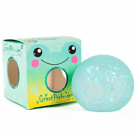 Balle squishy anti stress pailletée coloris aléatoire Rose 6 - vertbaudet enfant 