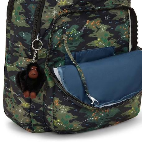 Sac à dos ordinateur kipling seoul lap camo treasure 27l 15 pouces Bleu / gris / anthracite / gris 3 - vertbaudet enfant 
